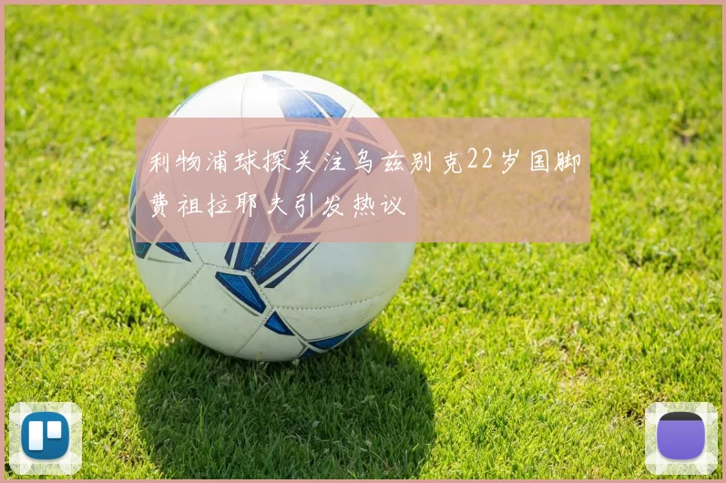 利物浦球探关注乌兹别克22岁国脚费祖拉耶夫引发热议